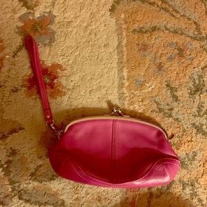 COACH Pink Wristlet